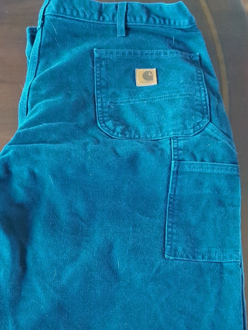 Carhartt Navy Carpenter Pants with Patch Pocket